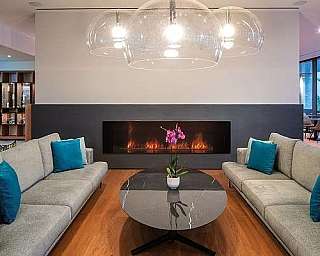 Invitante Lounge per momenti conviviali